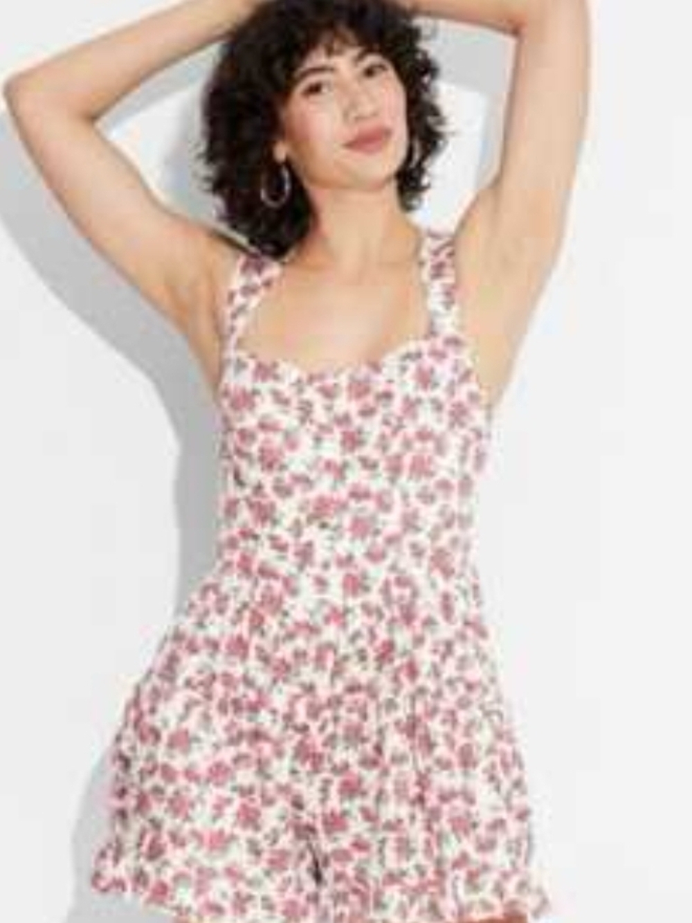 wild fable Floral Ruffle Romper